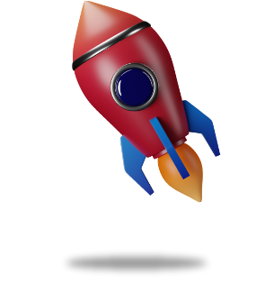 3D Illustration Rakete